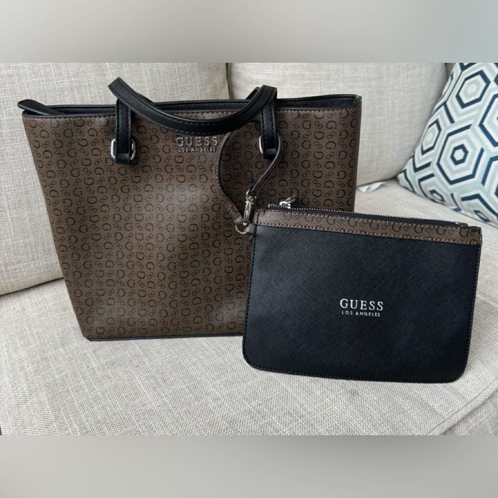 Guess Logo tote large tote bag NWT